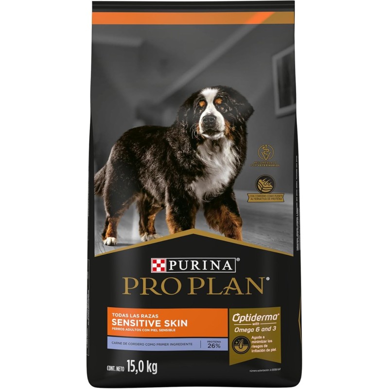 Purina® Pro Plan® Perro Adulto Sensitive Skin Cordero (Todas las Razas)
